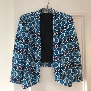 Rebecca Minkoff Blue batik blazer
